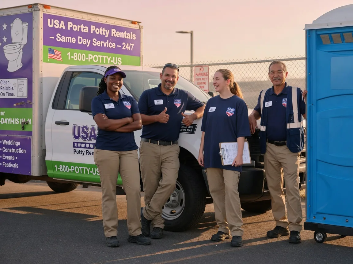 Porta Potty Rental company in Canoga Park, CA